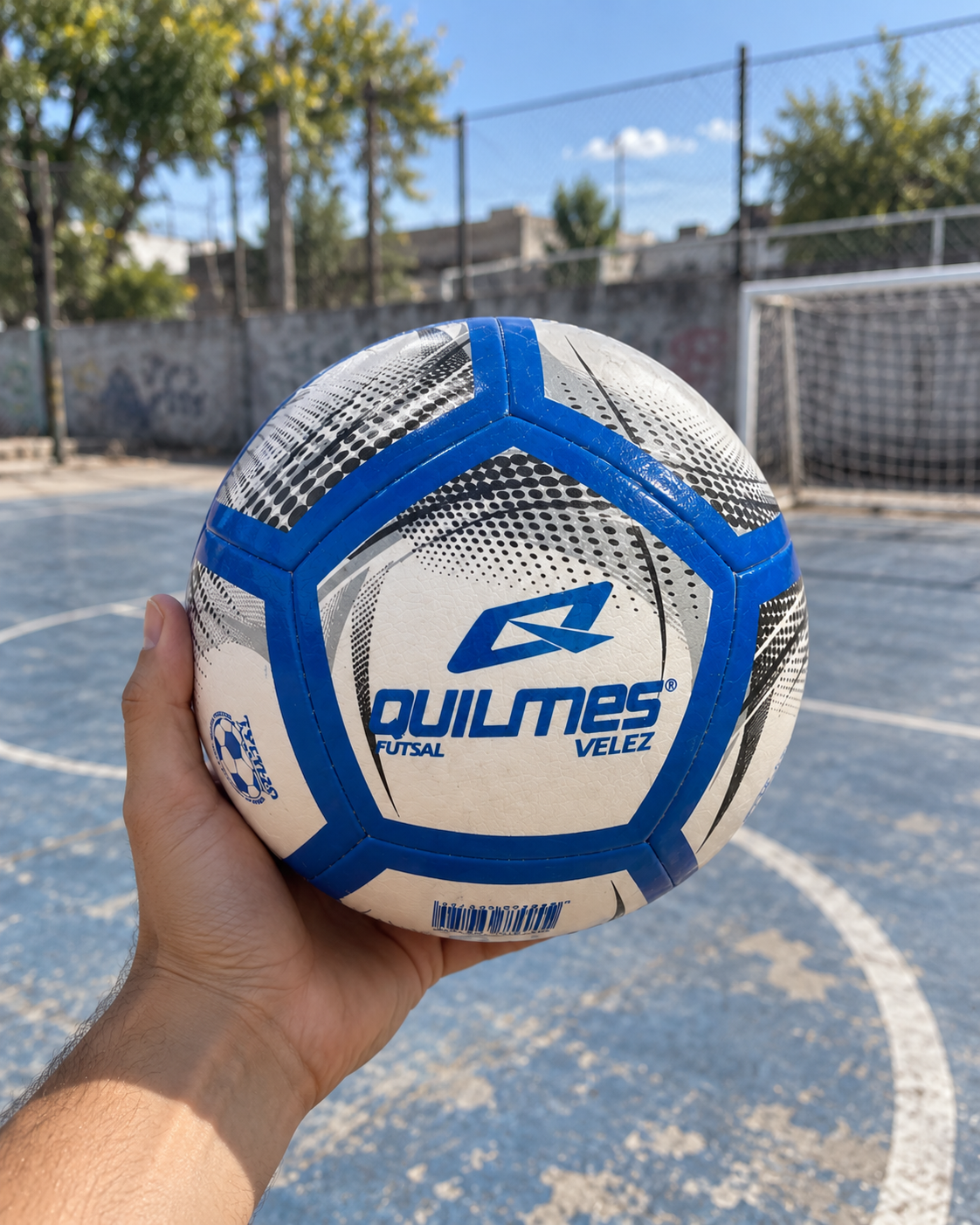 Bola de Futsal Quilmes Velez Profissional Microfibra Termofusion