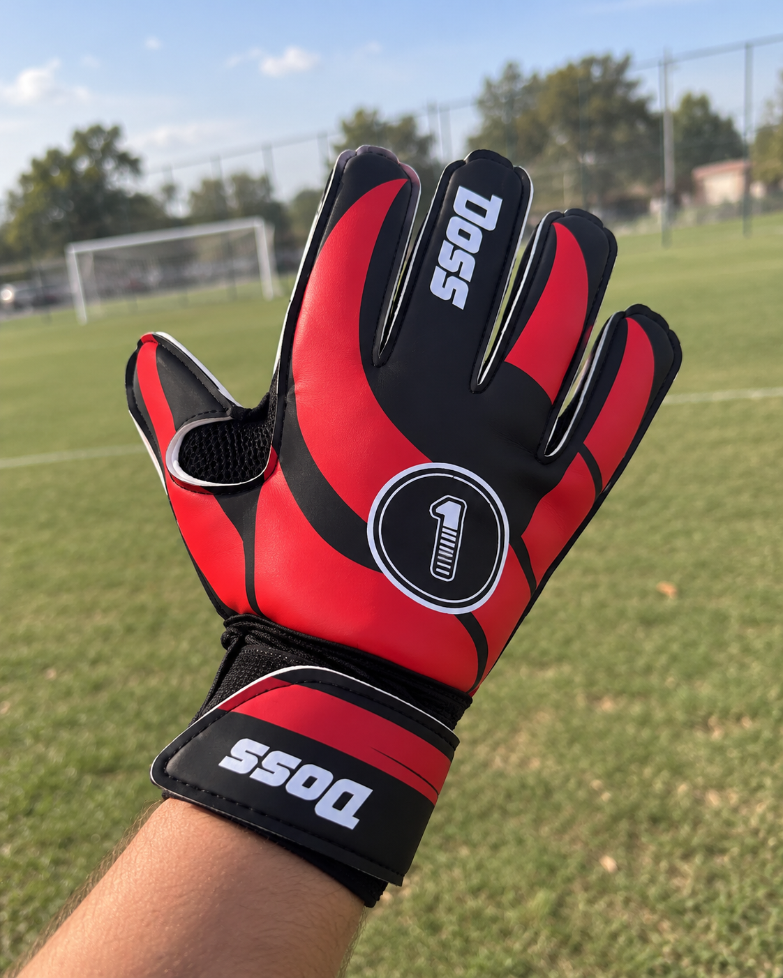 Luva de Goleiro Doss Tiger Profissional Látex Nacional – Campo e Society