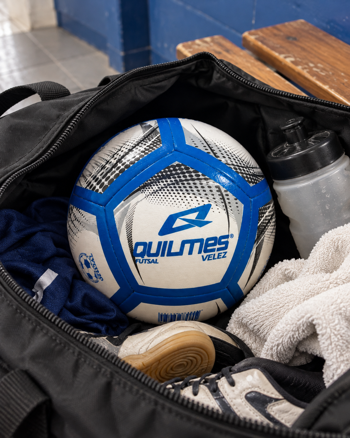 Bola de Futsal Quilmes Velez Profissional Microfibra Termofusion