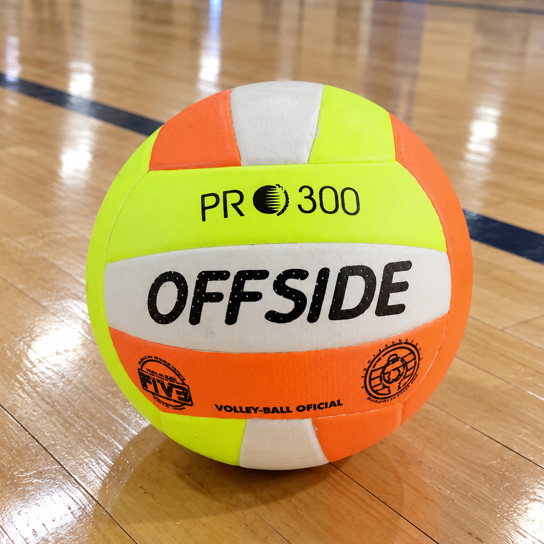Bola de Vôlei Offside PRO 300 Sintética Vulcanizada 18 Gomos